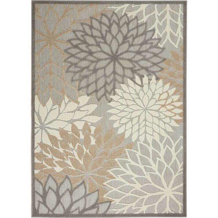 Miraloma Green/Red/Orange Indoor/Outdoor Rug