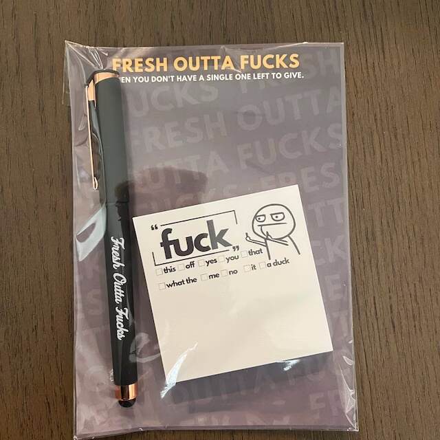 WACKY PAD AND PEN - SNARKY GIFT🎁