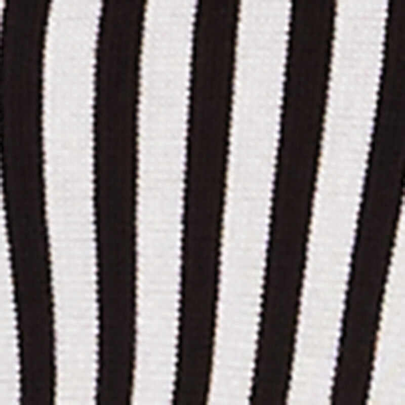 Trendy Striped Short Sleeve Polo Skater Dress
