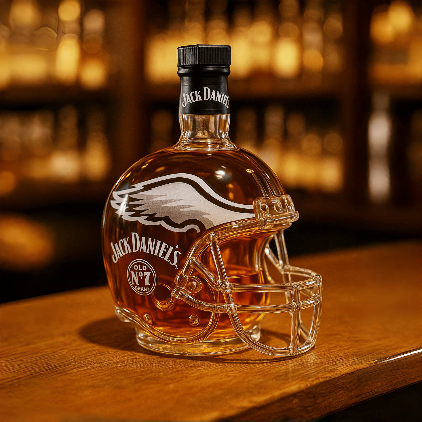 Philadelphia Eagles Limited Edition Whiskey Bottle