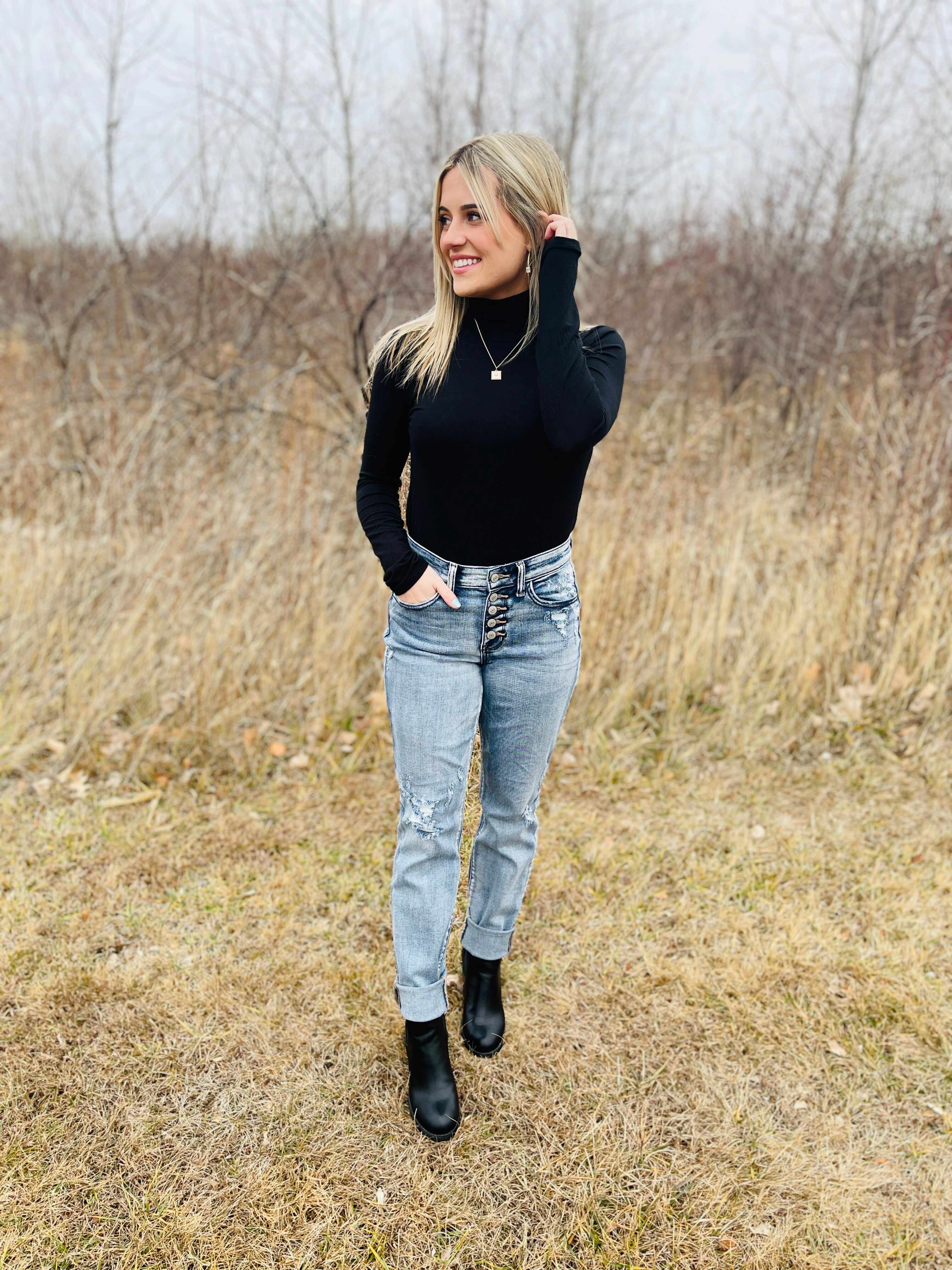 PLUS/REG Long Lost Boyfriend Long Inseam Jeans