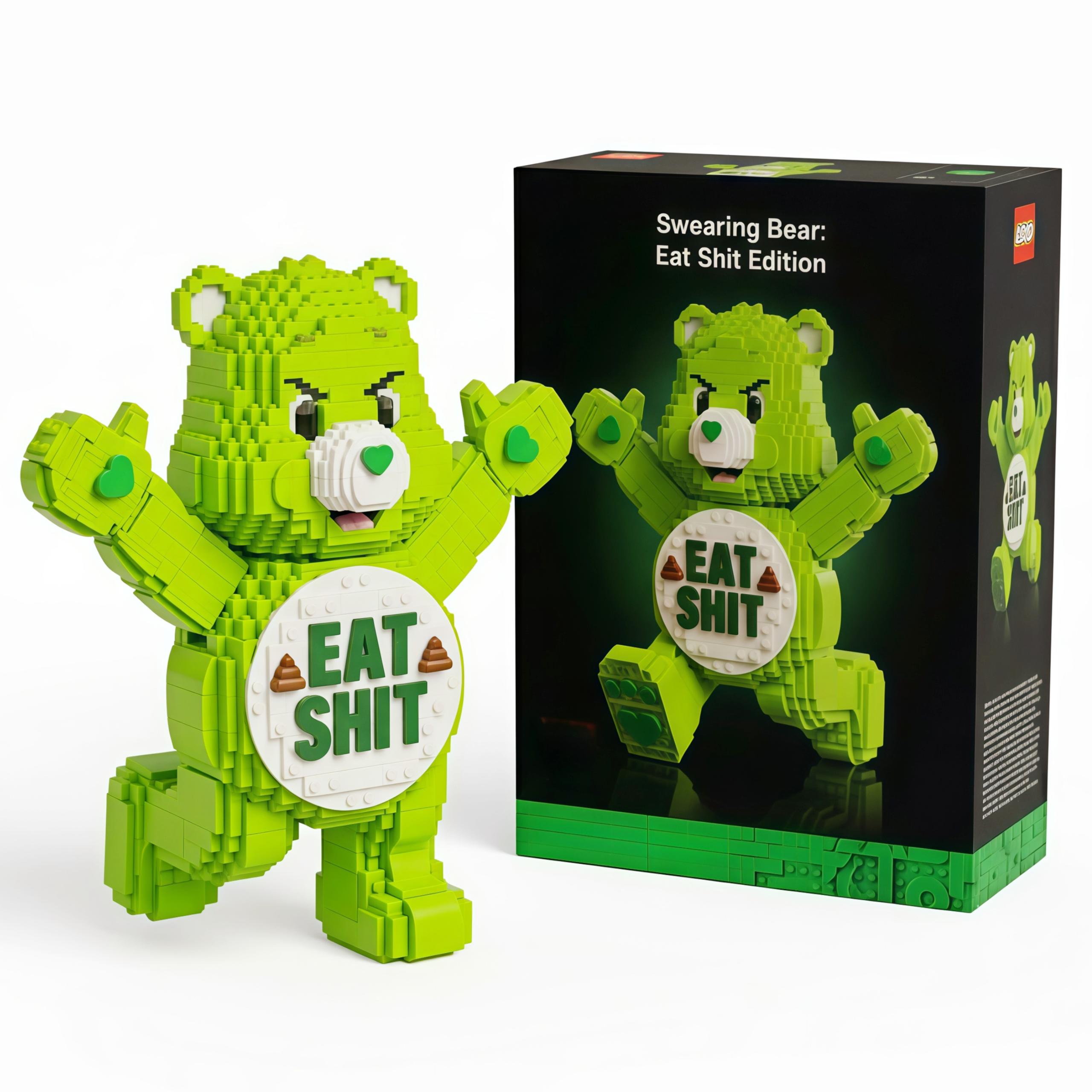 Swearing Bear Collector Brick Set