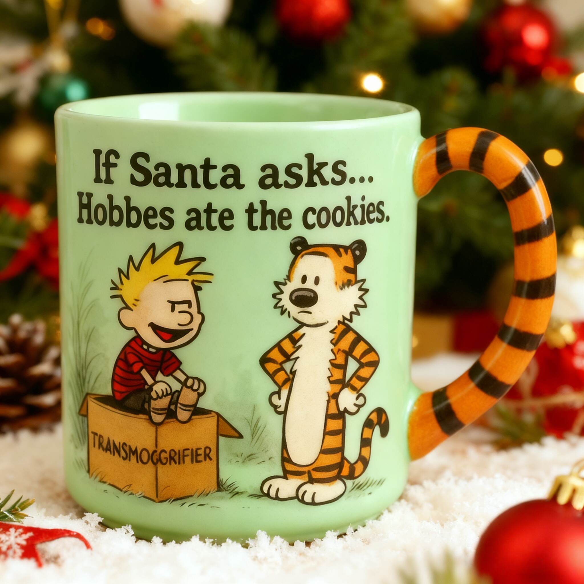 Calvin & Hobbes Holiday Mischief Mug
