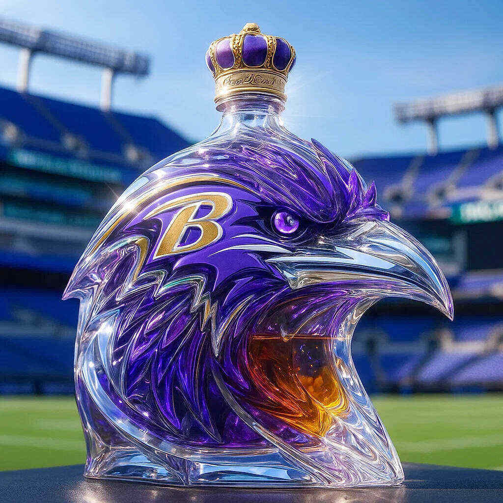 Baltimore Ravens Limited Edition Whisky Bottle