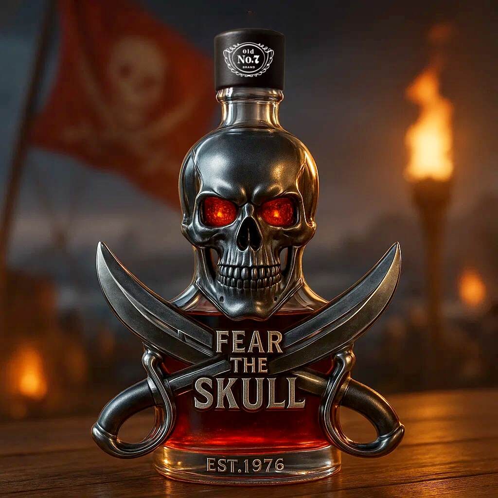 The Crimson Crew Limited Edition Whiskey Bottle