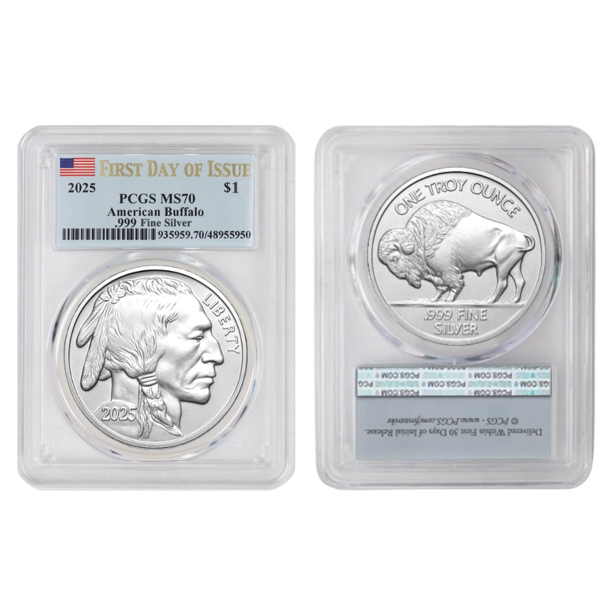 1 Oz 2025 Buffalo Silver Round – .Silver • Limited Release • Limited-Time Factory Price