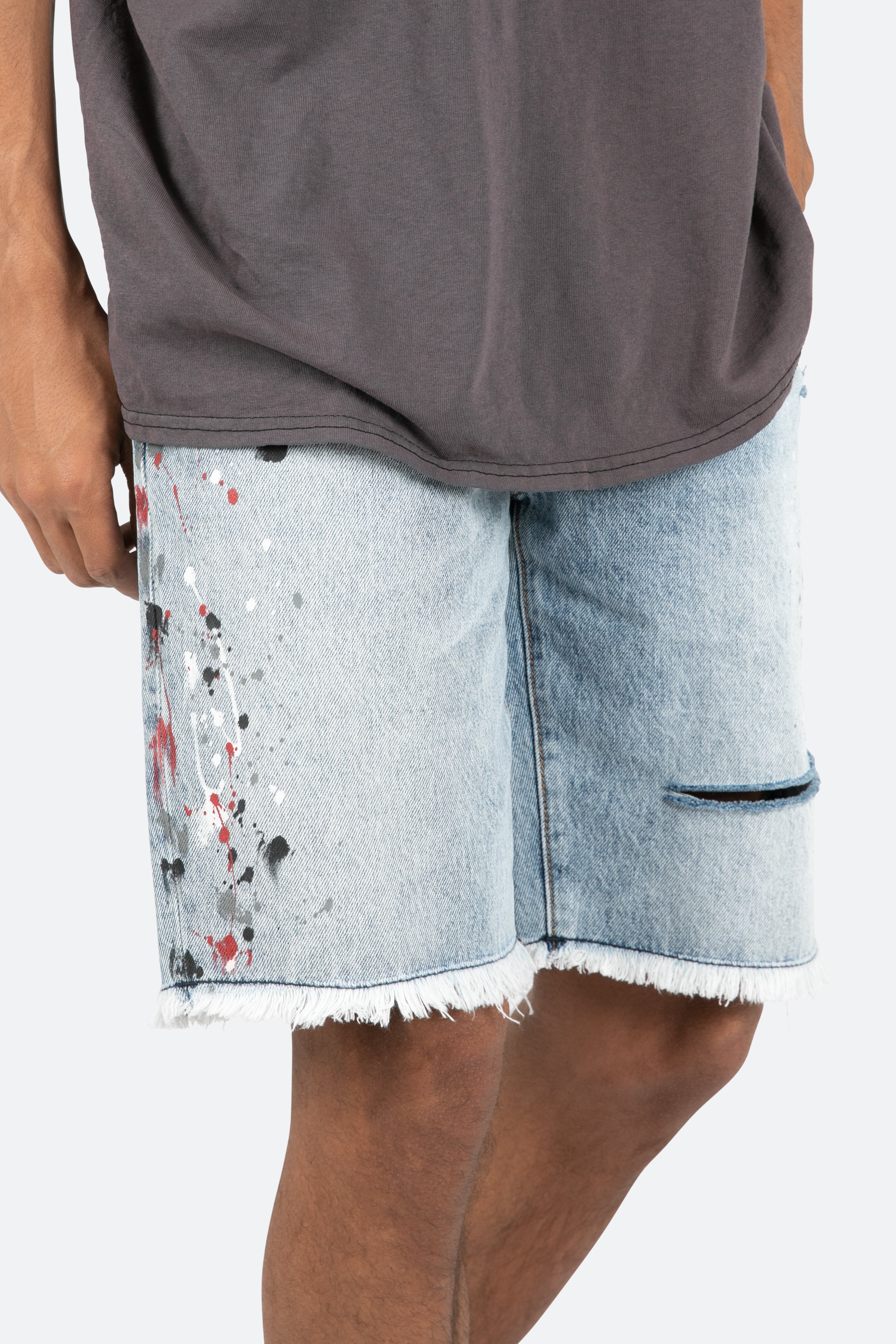 R466 Denim Shorts - Blue