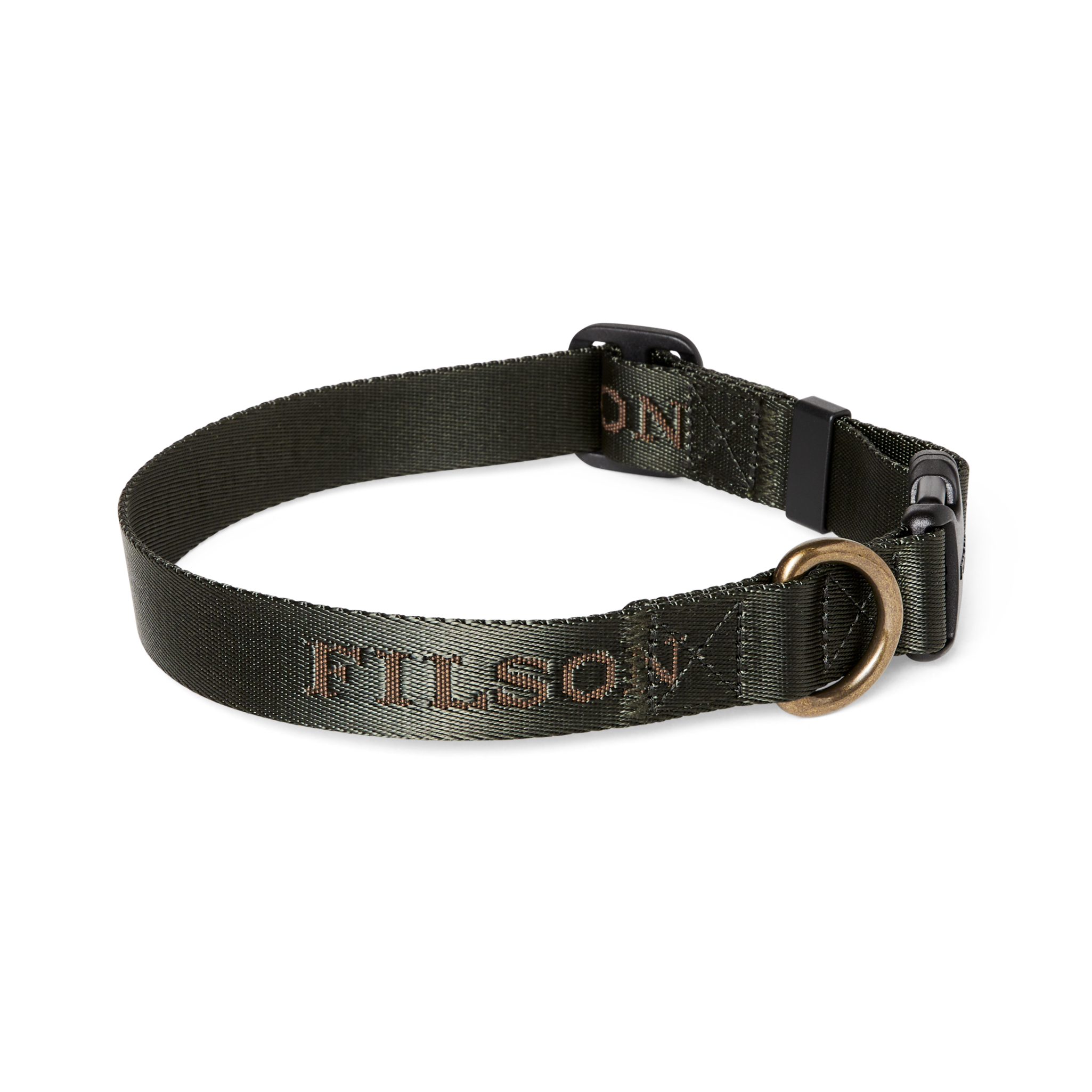 Nylon Dog Collar - Dark Timber