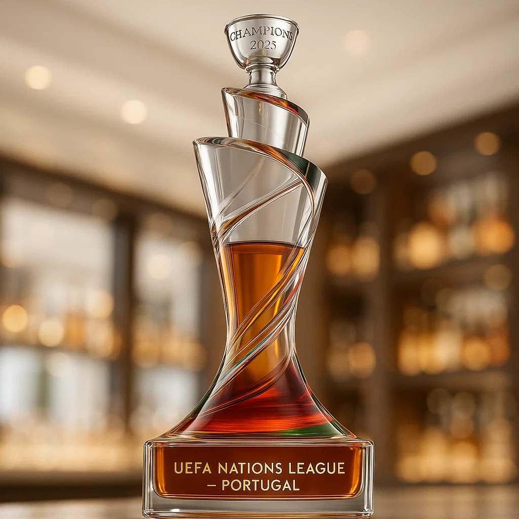 2025 UEFA Nations League Champion Whisky Bottle
