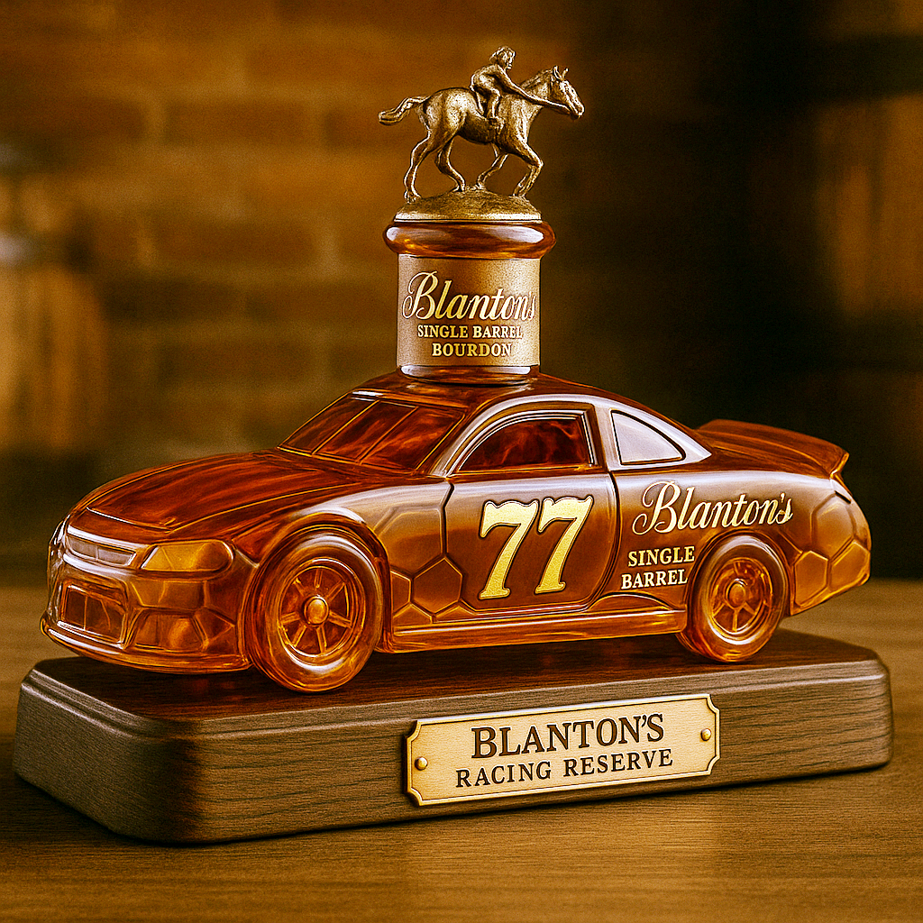 NASCAR Race Car Whiskey Bottle