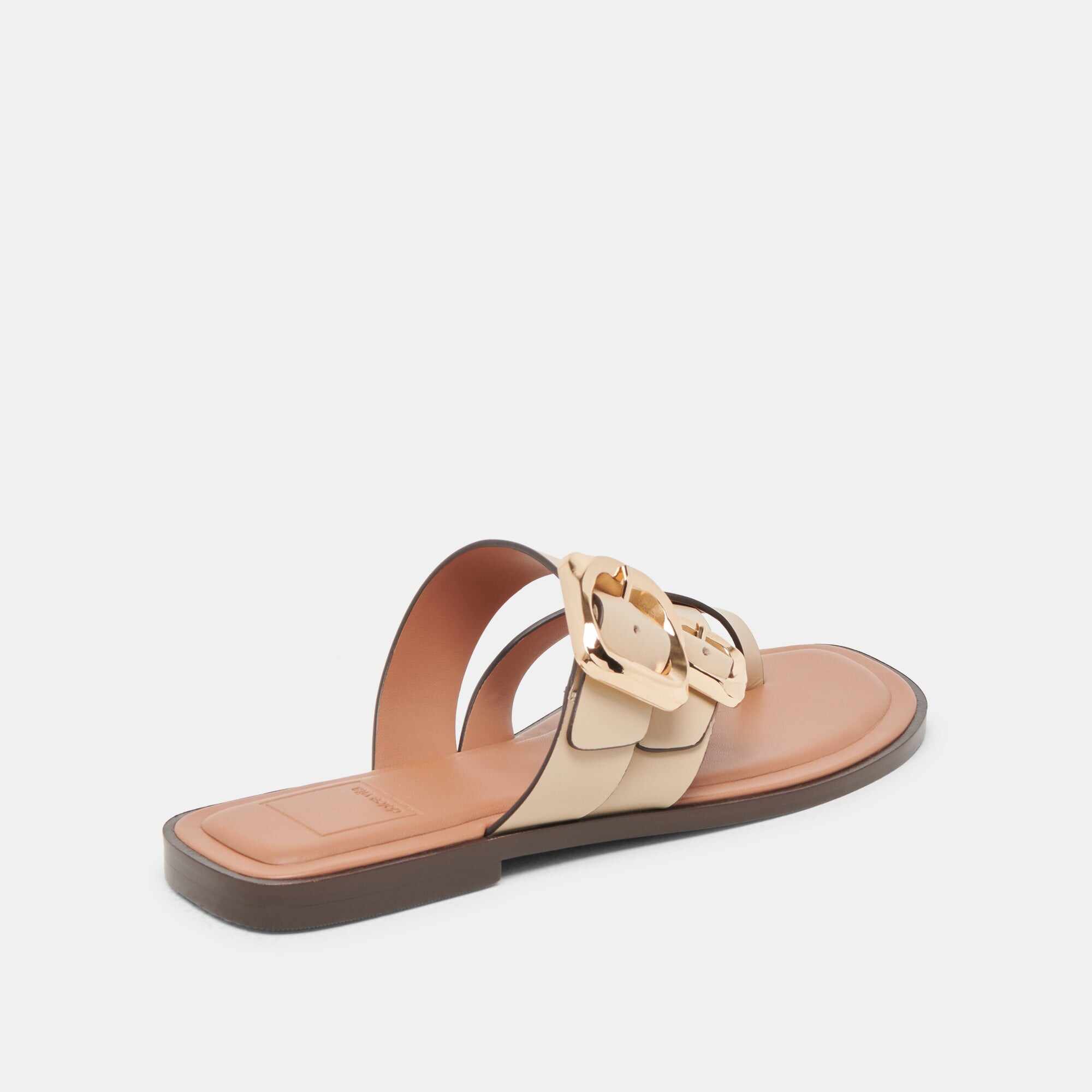 SHORE SANDALS IVORY LEATHER
