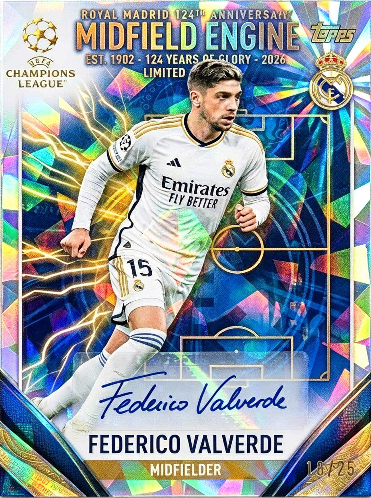 Real Madrid 124th Anniversary Premium Hobby Box