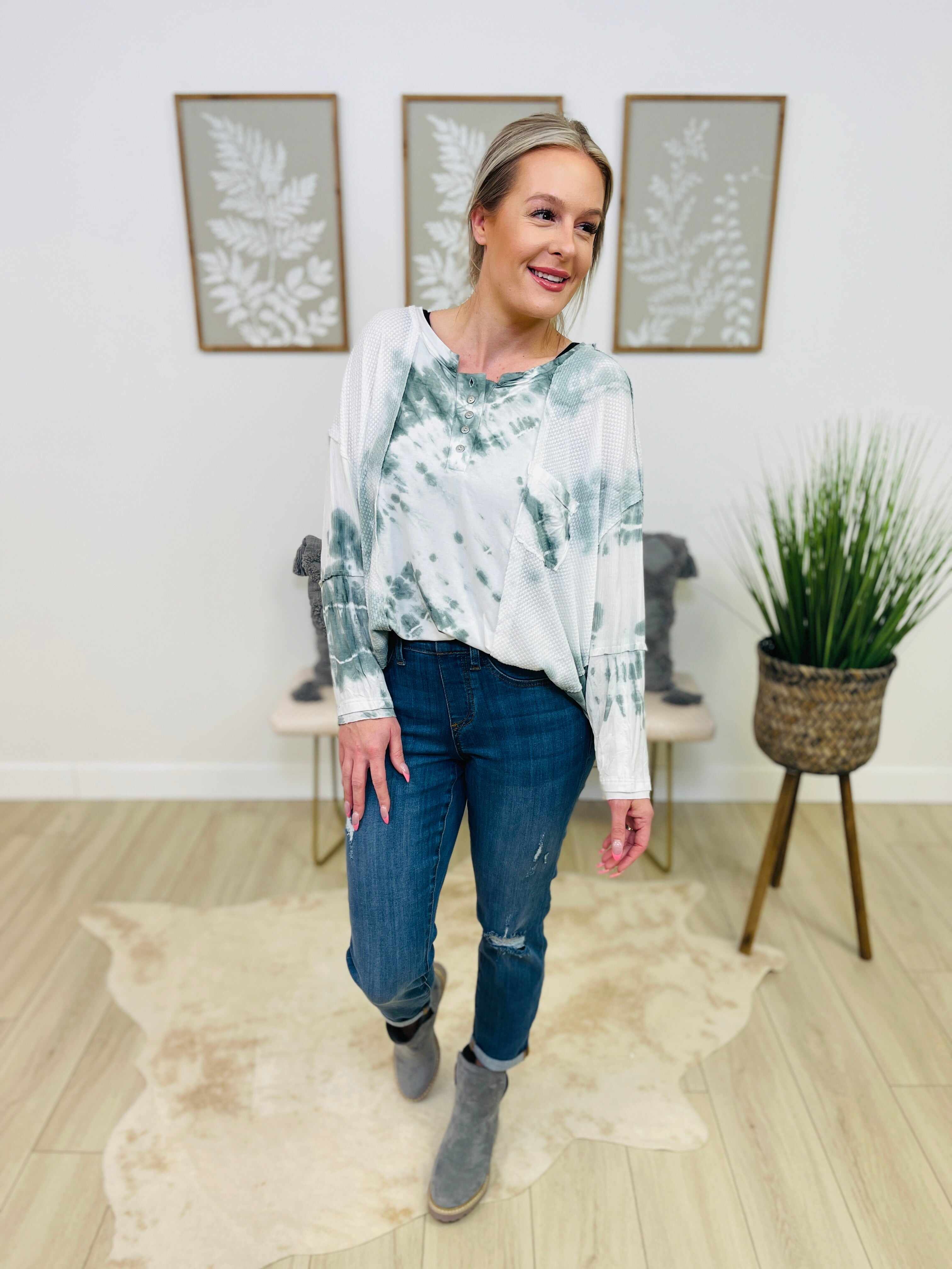 PLUS/REG My First Boyfriend Pull On Jeans