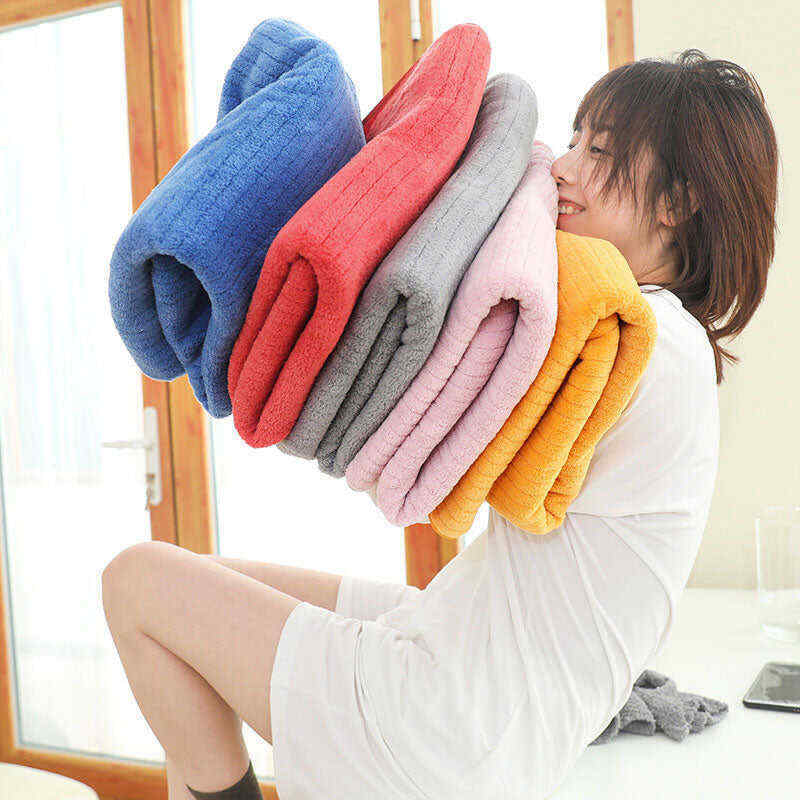 Soft Pure Color Bath Towel (2PCS)