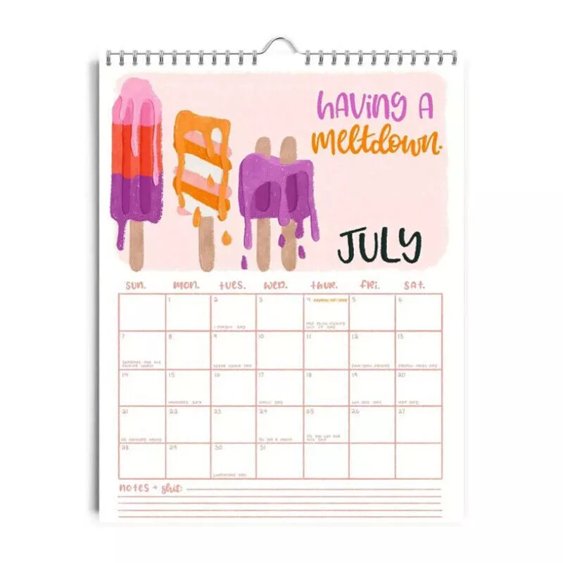 Here We Go Again 2025 Calendar-Gag Gifts for Friends