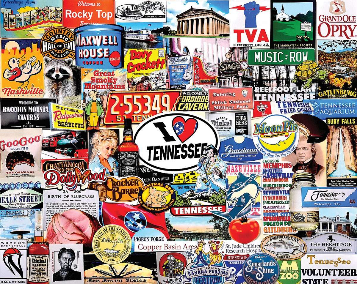 I Love Tennessee (1466pz) - 1000 Piece Jigsaw Puzzle