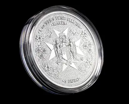 2023 Malta Golden Eagle 5 Euro 1 oz 999.9 Silver BU