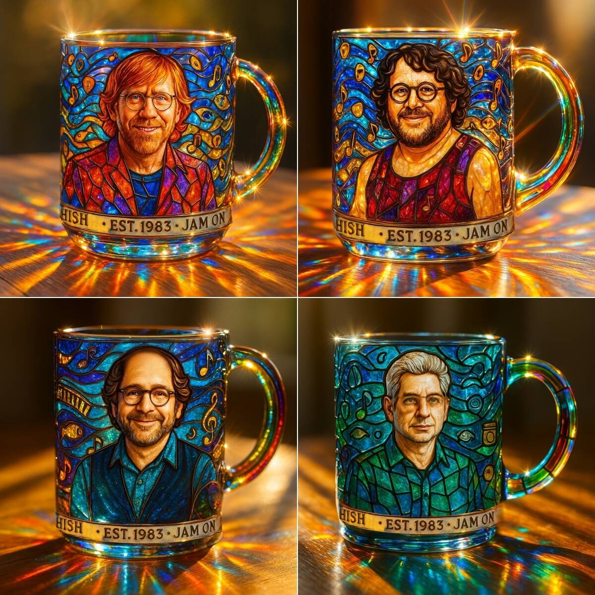 Phish Stained-Glass Mug