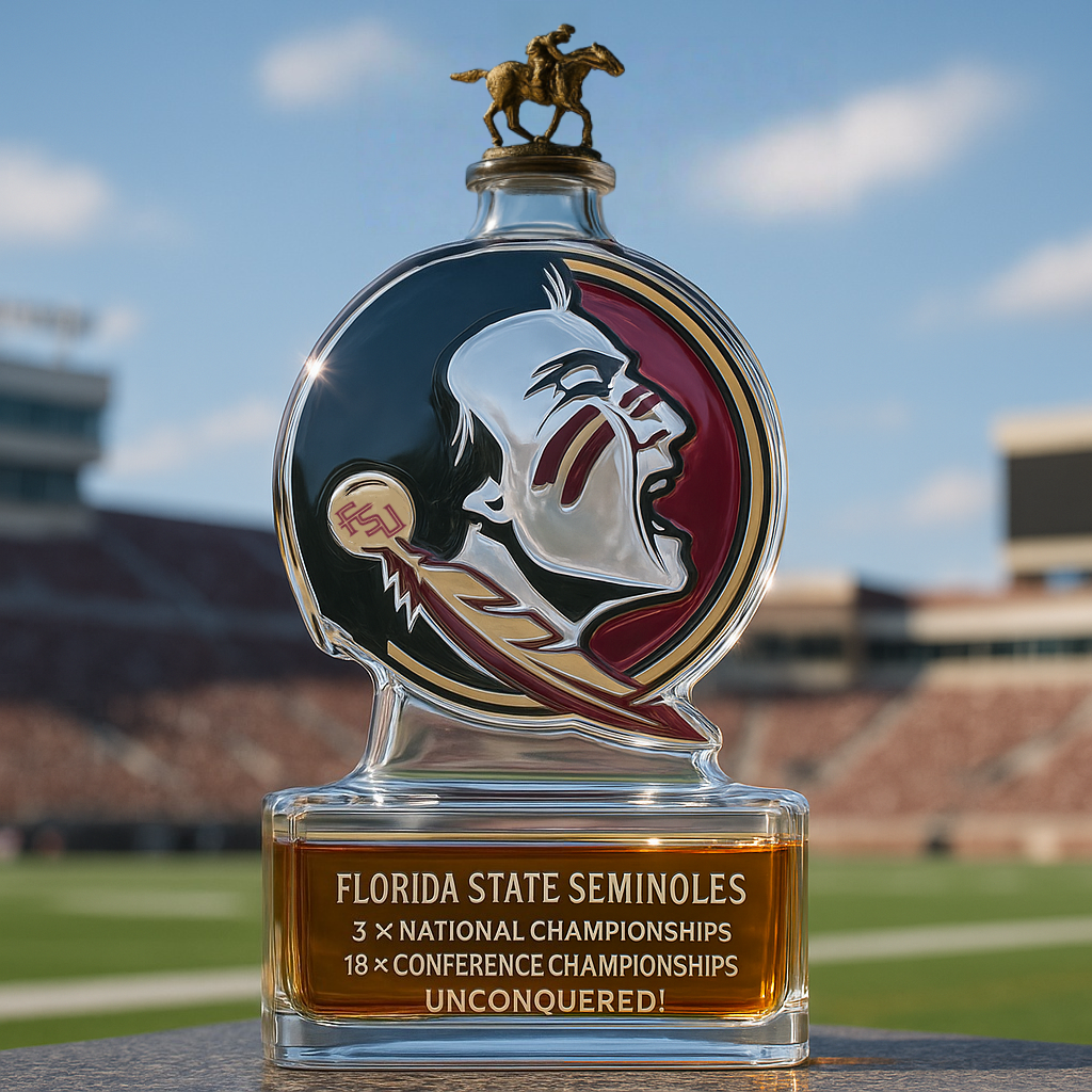 Florida State Seminoles Limited Edition Whiskey Bottle