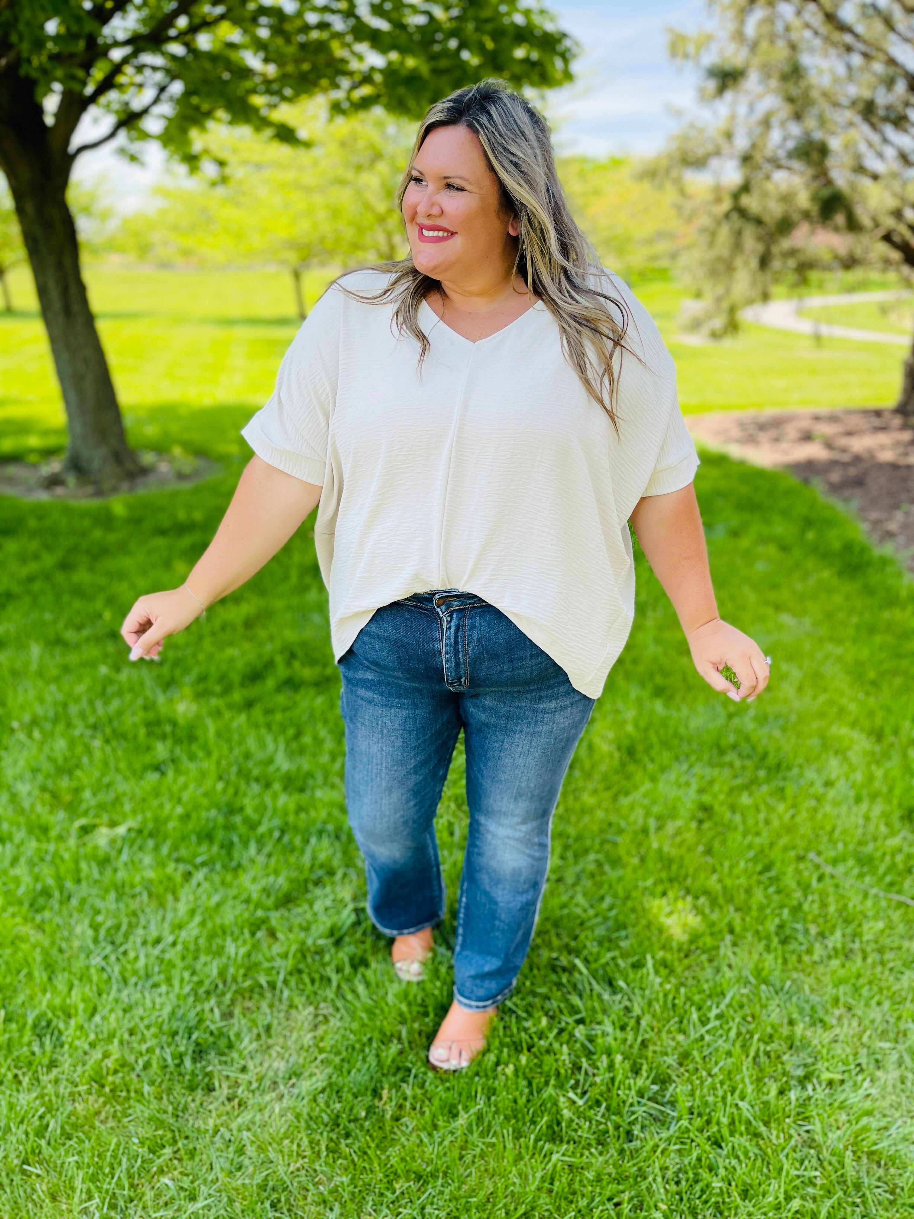 REG/CURVY Can't Compete Midrise Bootcut Jeans