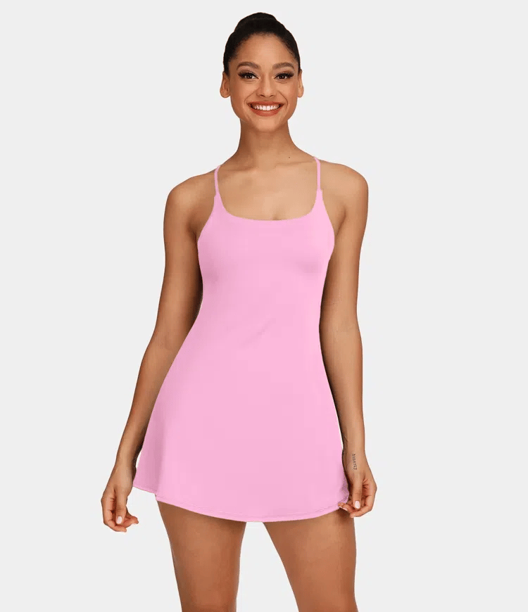 🔥Flash Sale🔥Softlyzero Plush Backless Active Dress-Easy Peezy