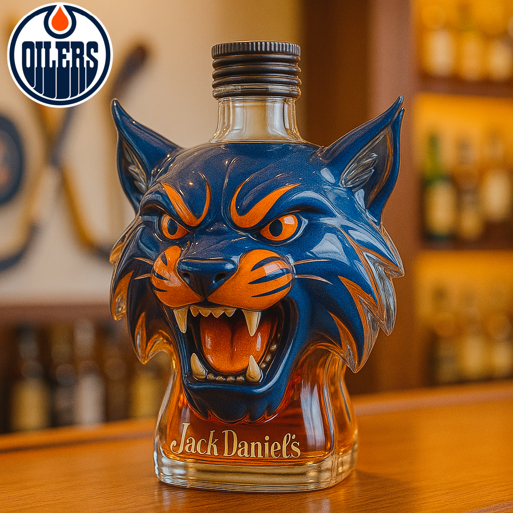 Edmonton Oilers Mascot Hunter Bottle
