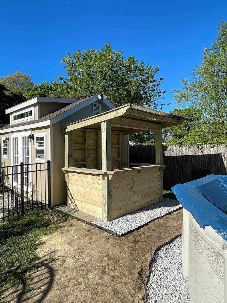BarsToYardsUS - Shiplap model ( outdoor bar, patio, outdoor bar, backyard fun, beer, alcohol games, sports bar, summer, home bar, chill