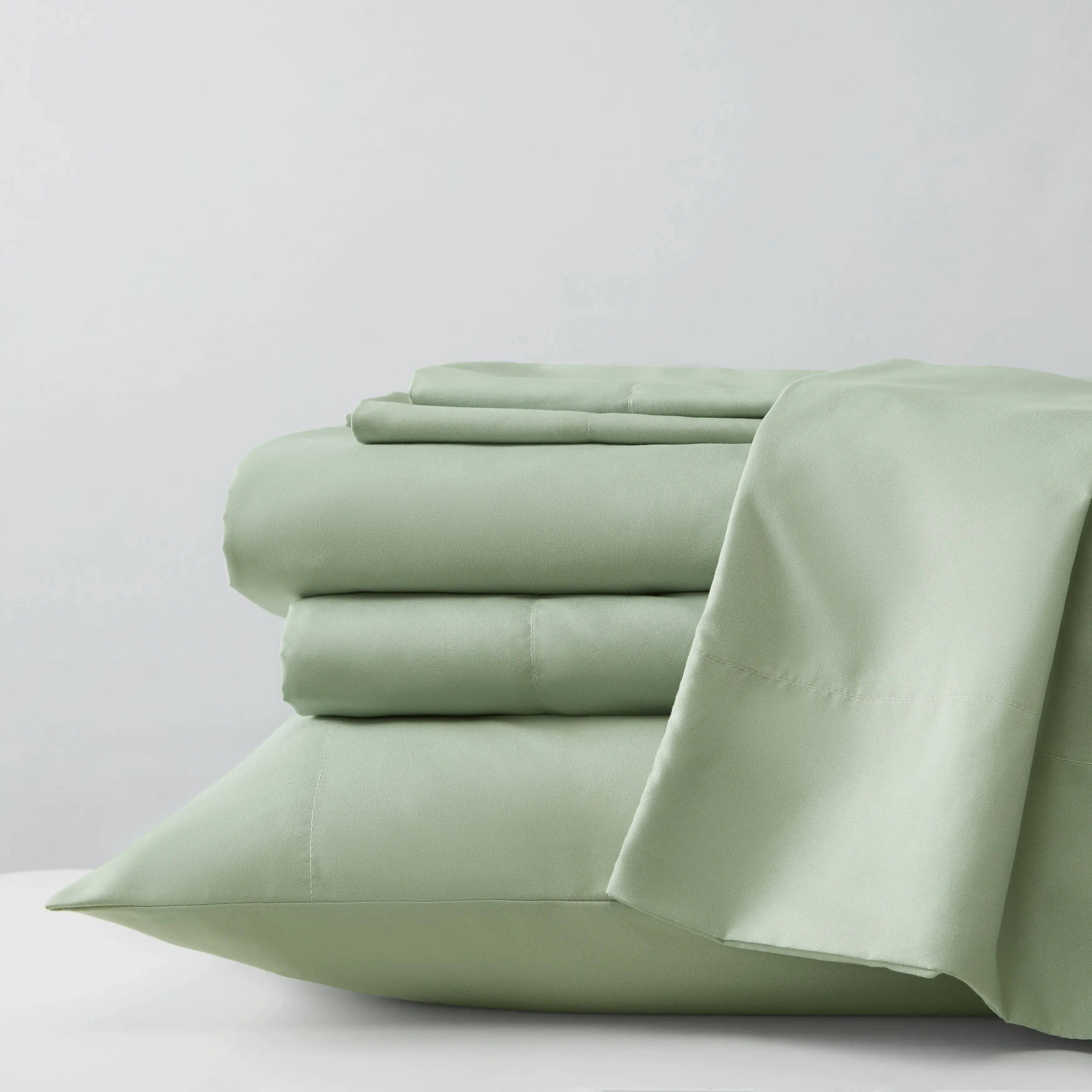Kenneth Cole Solution Recyled Polyester Solid Bonus Sheet Set
