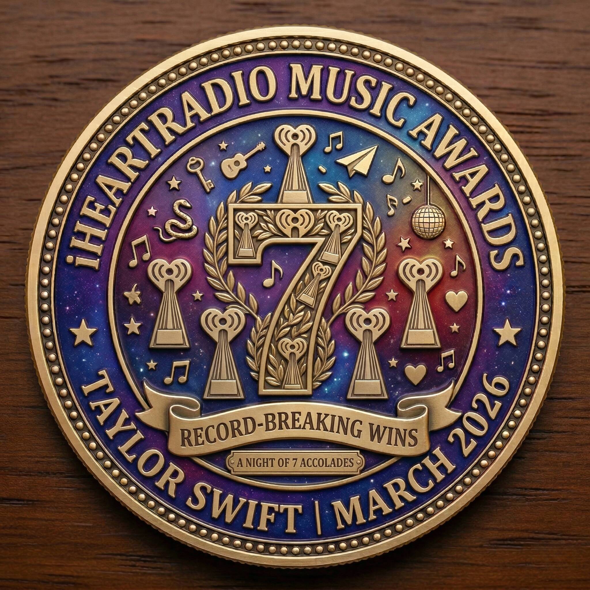 Taylor Swift – 2026 iHeartRadio Music Awards Commemorative Coin