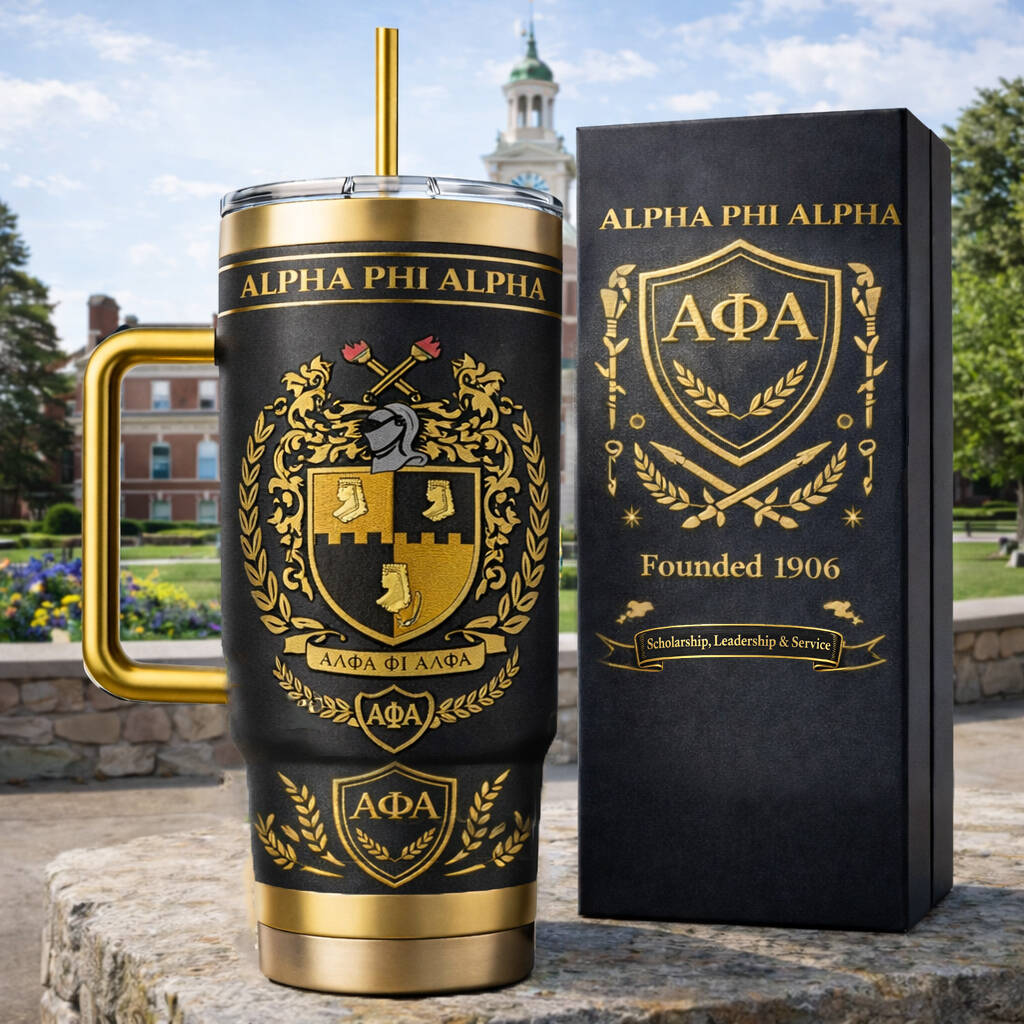 🛡 Alpha Phi Alpha ΑΦΑ Legacy Insulated Tumbler