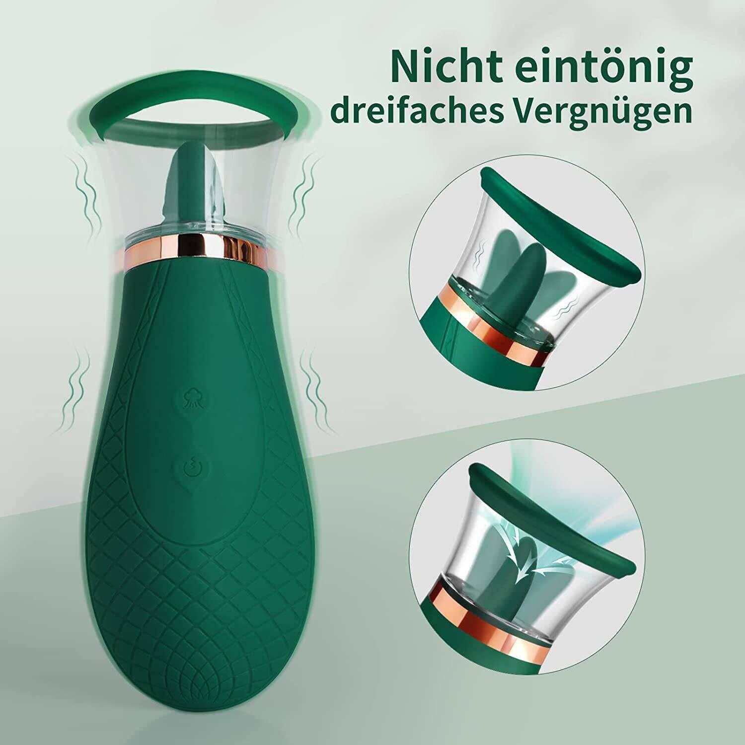 Saugen Sweet Tongue Licking Clitoral Vibrator