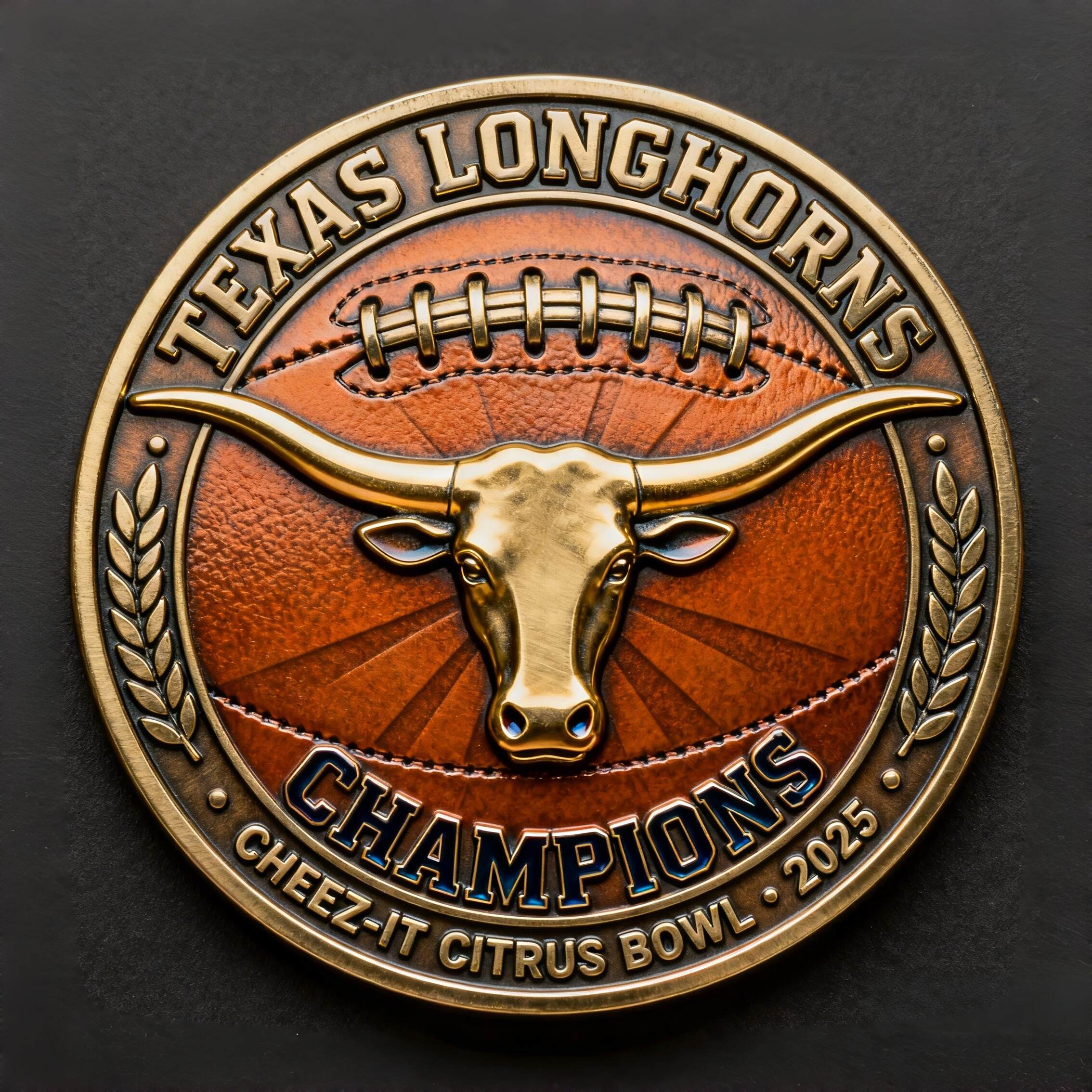 The Longhorns Cheez-It Citrus Bowl Champions 2025 Commemorative Coin