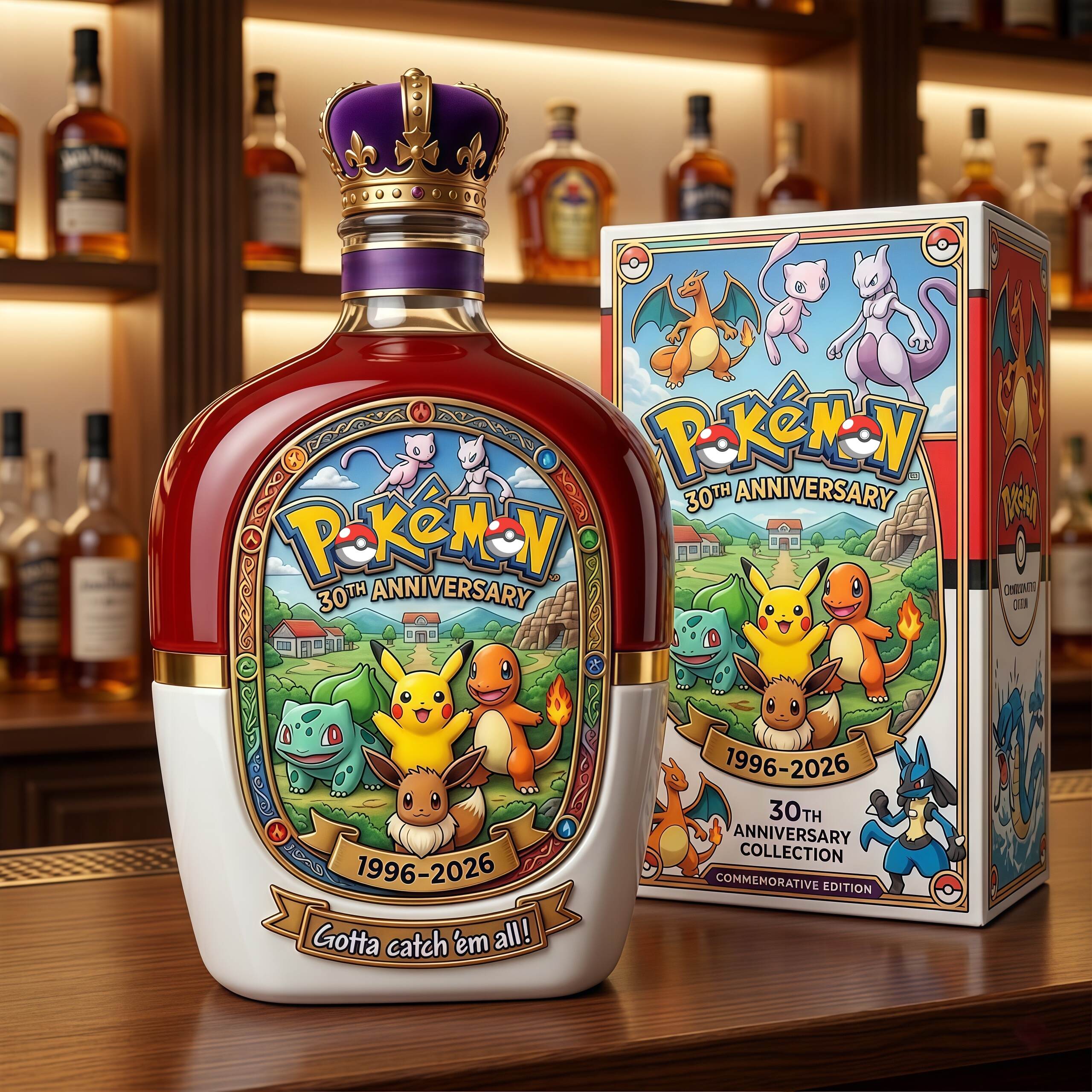 Pokémon 30th Anniversary Commemorative Collector’s Bottle
