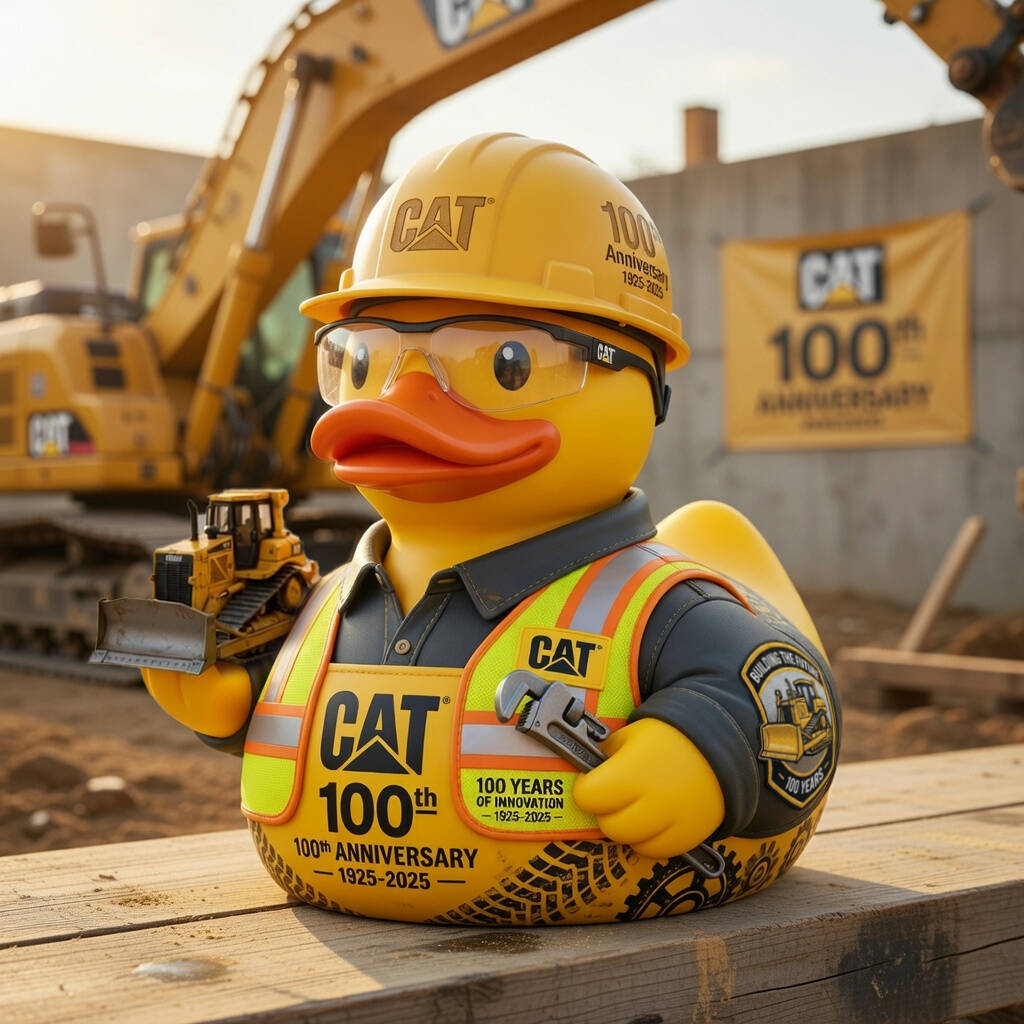 Caterpillar 100th Anniversary Duck（1925-2025）