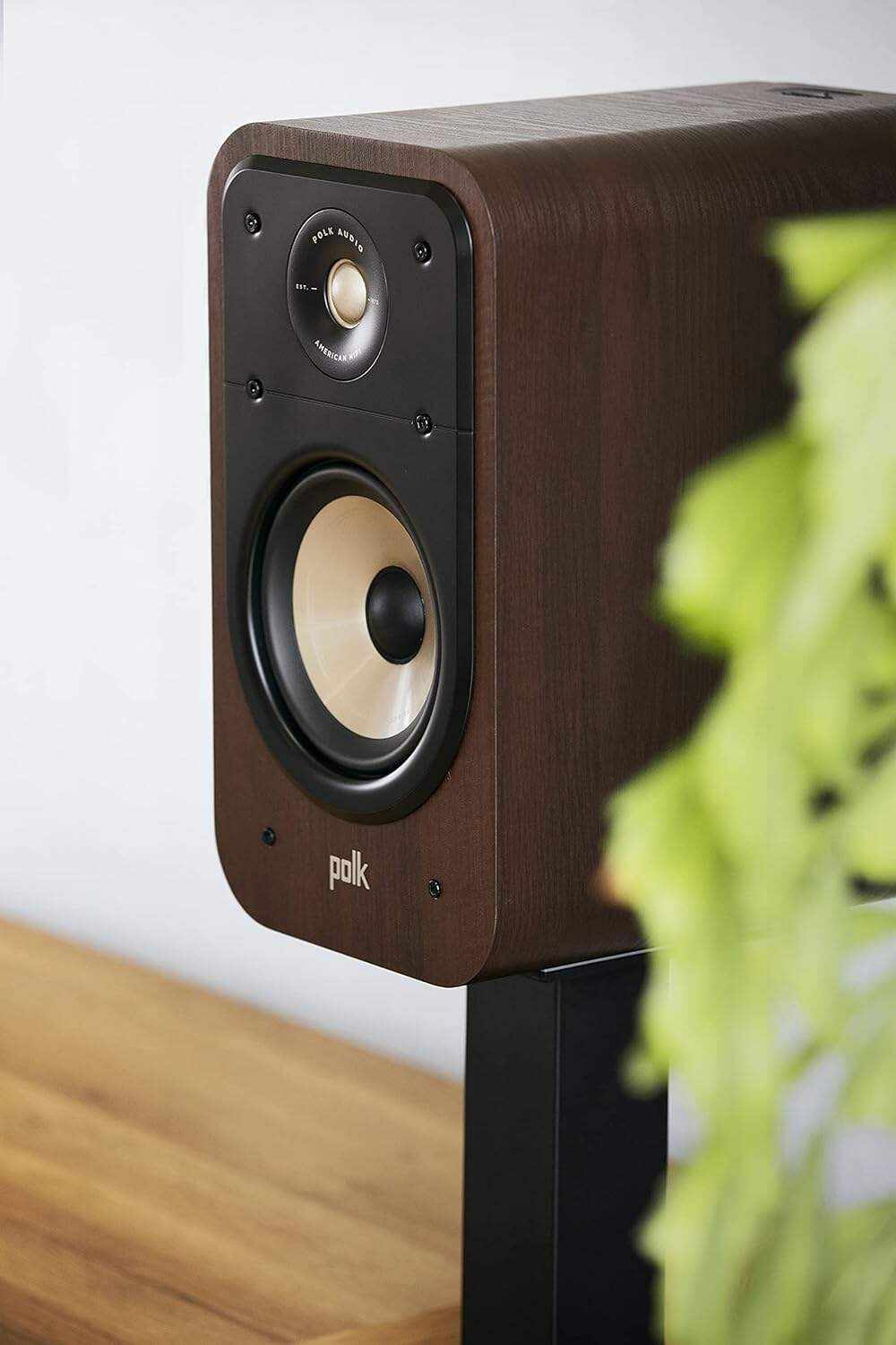 Polk Audio Signature Elite ES20 Bookshelf Speaker - Hi-Res Audio Certified,Dolby Atmos & DTS:X Compatible, 1