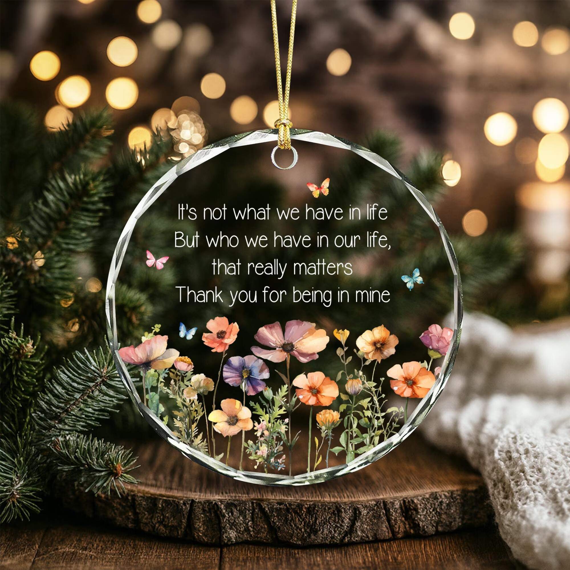 Bestie Glass Keepsake