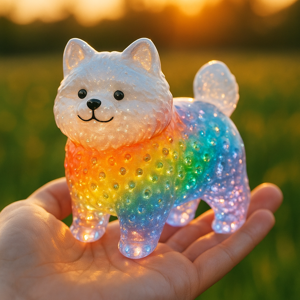 Rainbow PawPal Crystal Munchkin Decorations