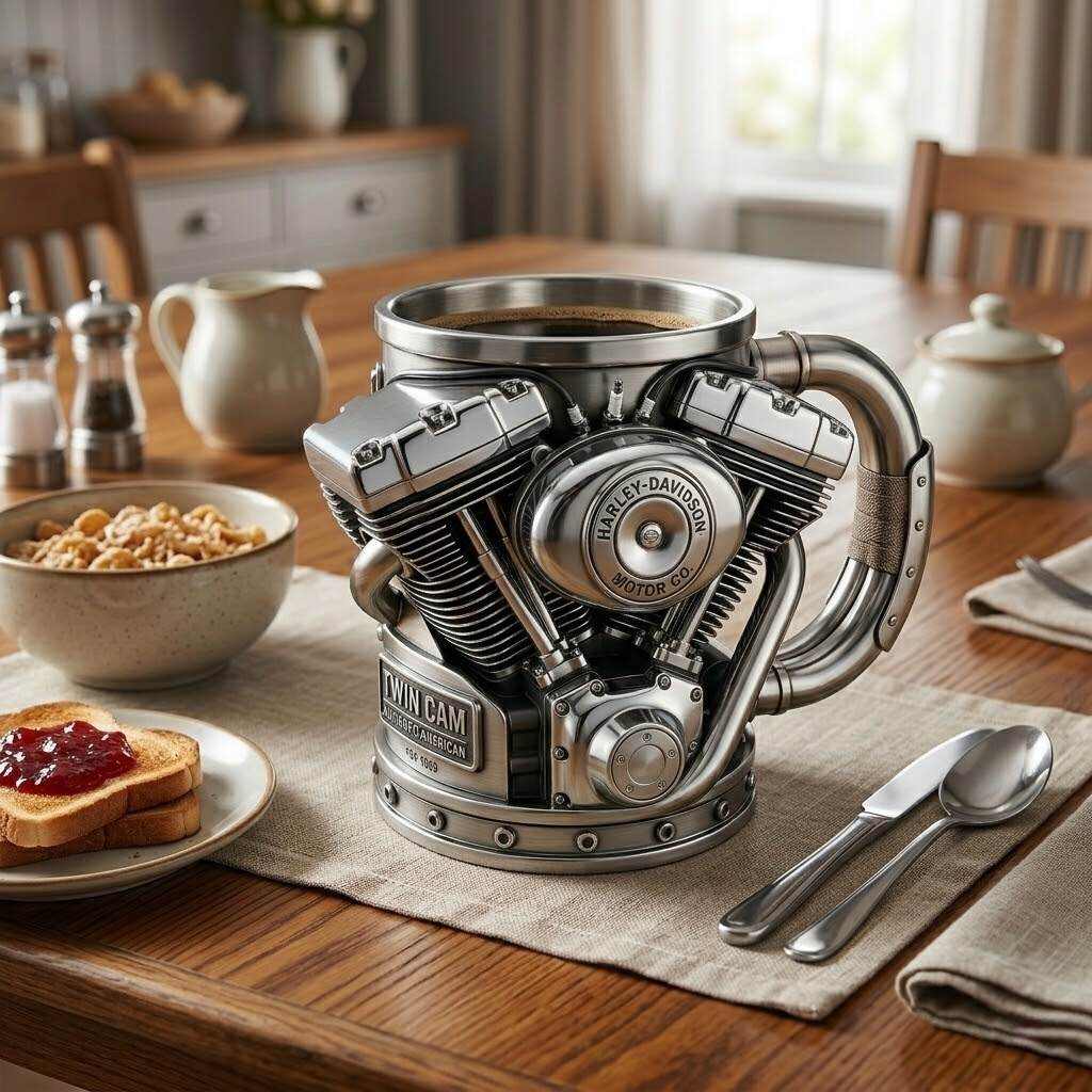Harley-Davidson Twin Cam Engine Collectible Mug