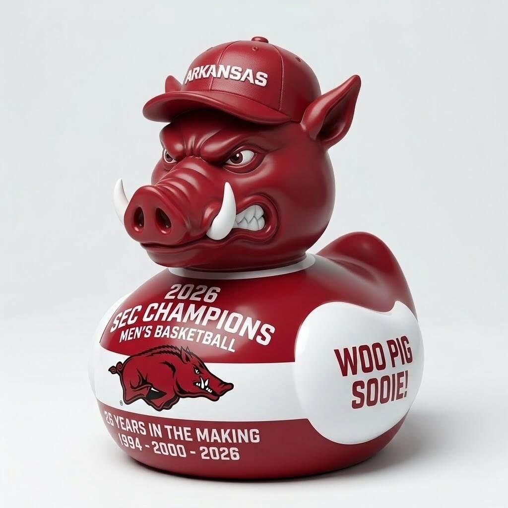 26 UA Razorback Men's Basketball SEC Champions Commemorative Figurine