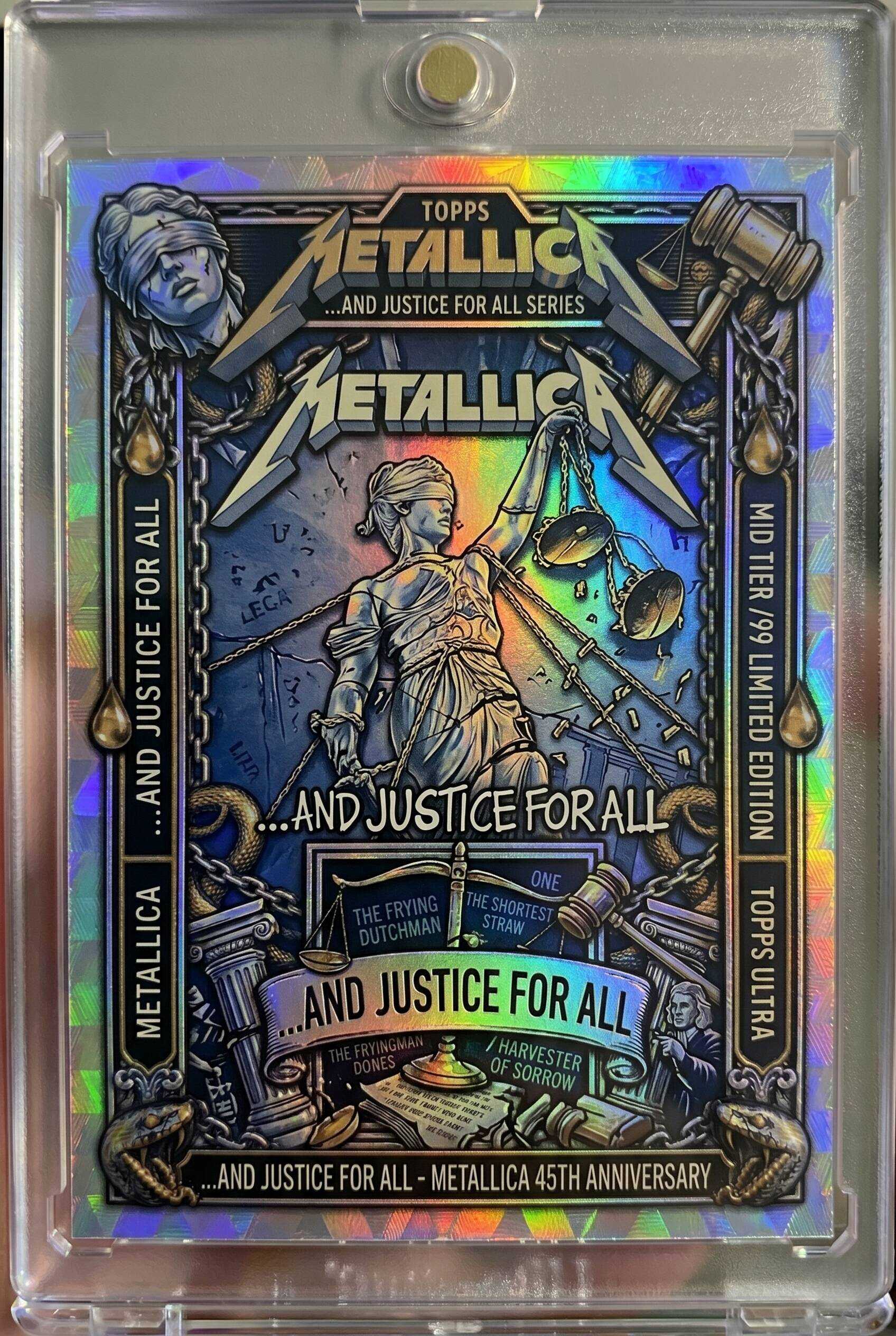 Metallica 45th Anniversary Trading Cards Collector Box