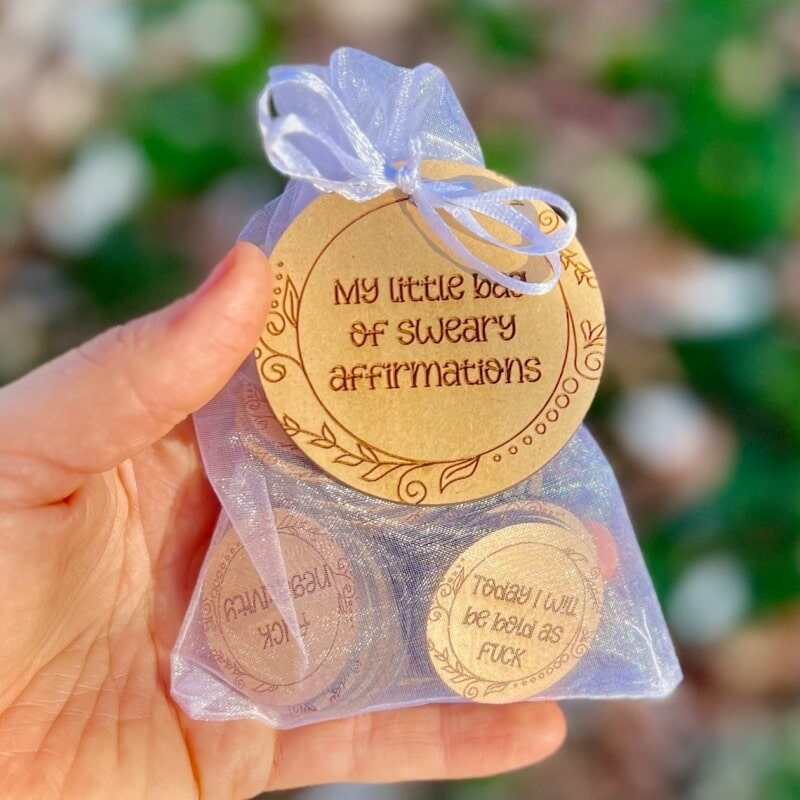 Sweary Affirmation Token Set