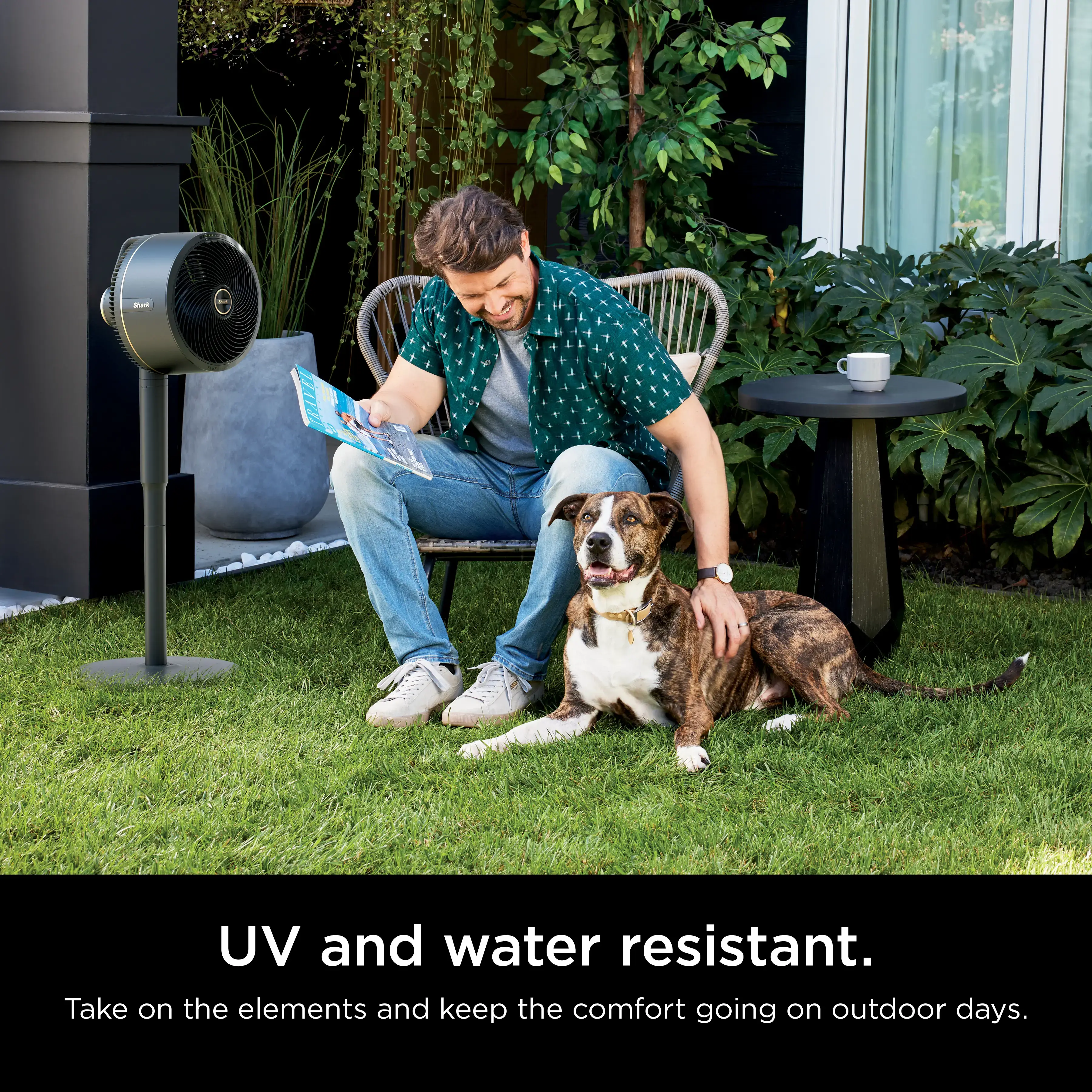 Adjustable Oscillating Fan with Water Misting Cooling Attachment