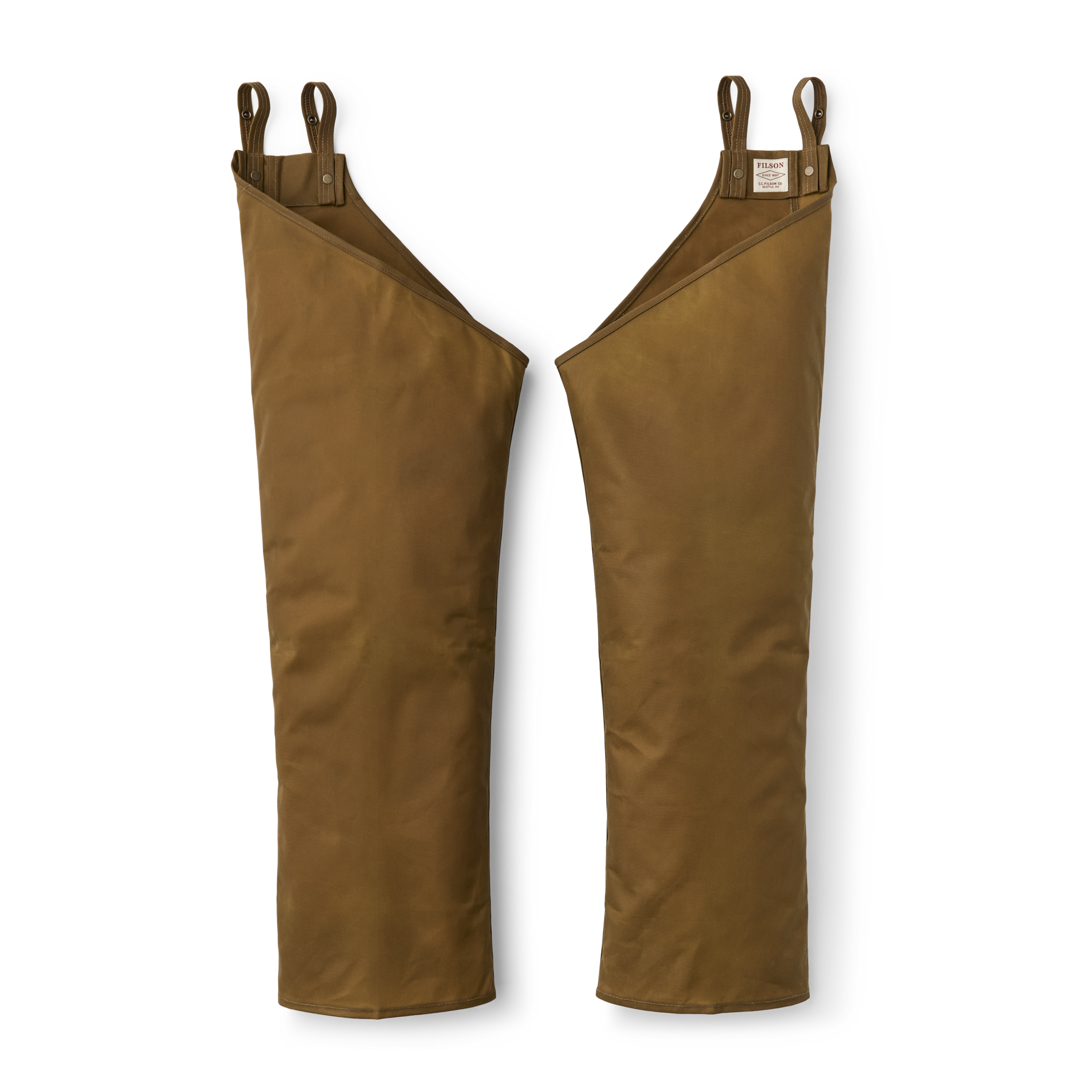 Single Tin Cloth Chaps (Husky Fit) - Dark Tan