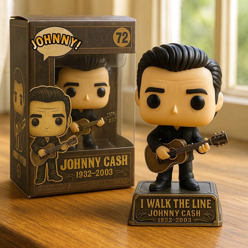Johnny Cash 1932-2003 Memorial Pop Figure!