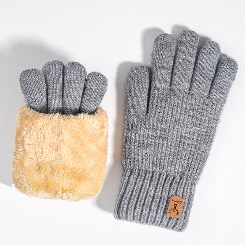 Cozy Winter Gloves With Fuzzy Cuff