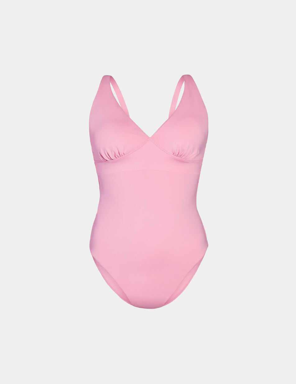 Deep V One Piece Swimsuit