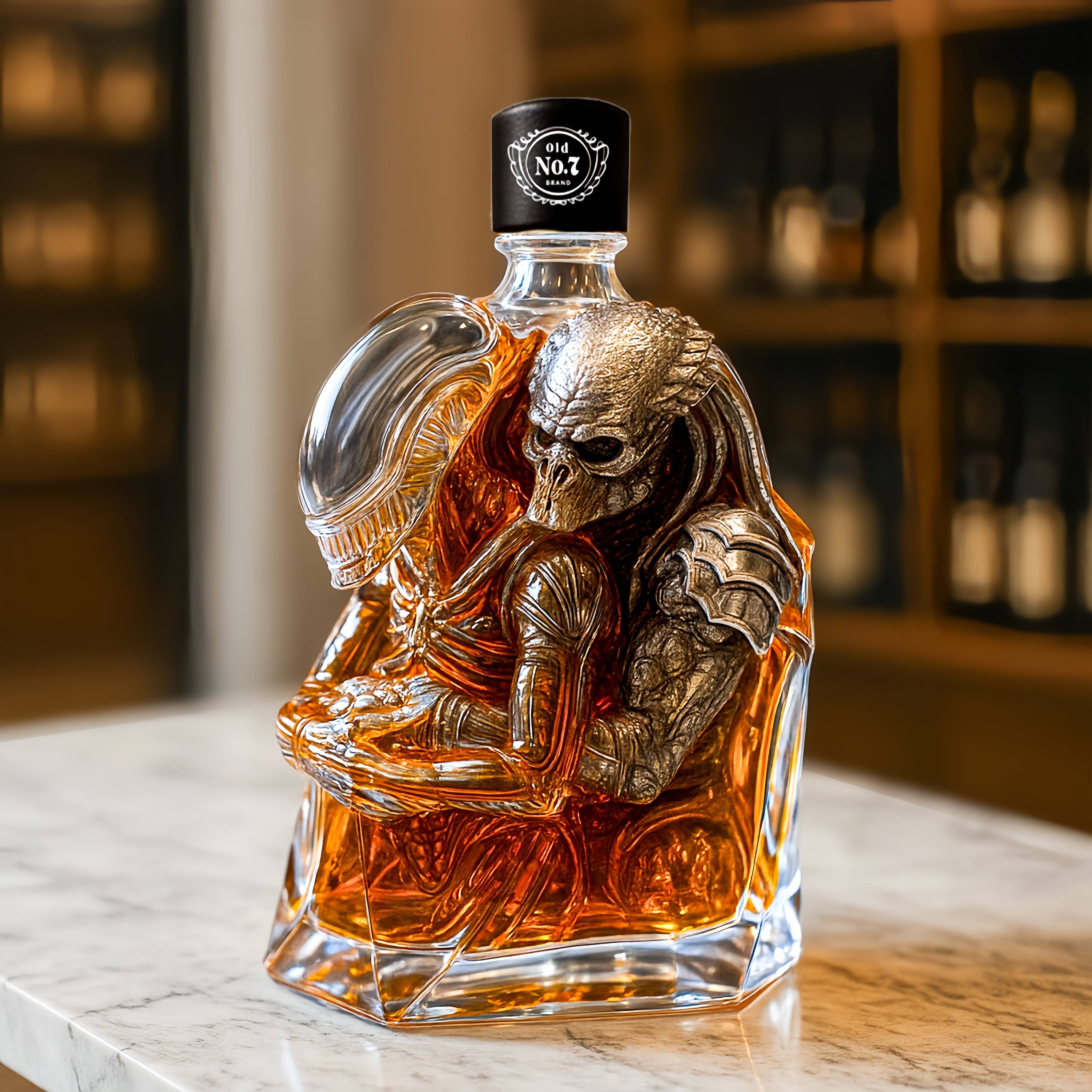 Cosmic Scandal: Alien ＆ Predator Limited Edition Whiskey Bottle