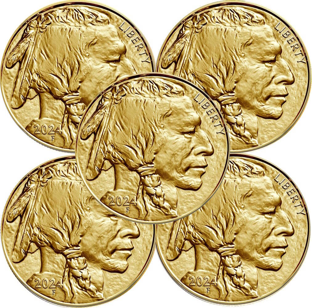 2024 1 oz Gold American Buffalo $50 Coin BU
