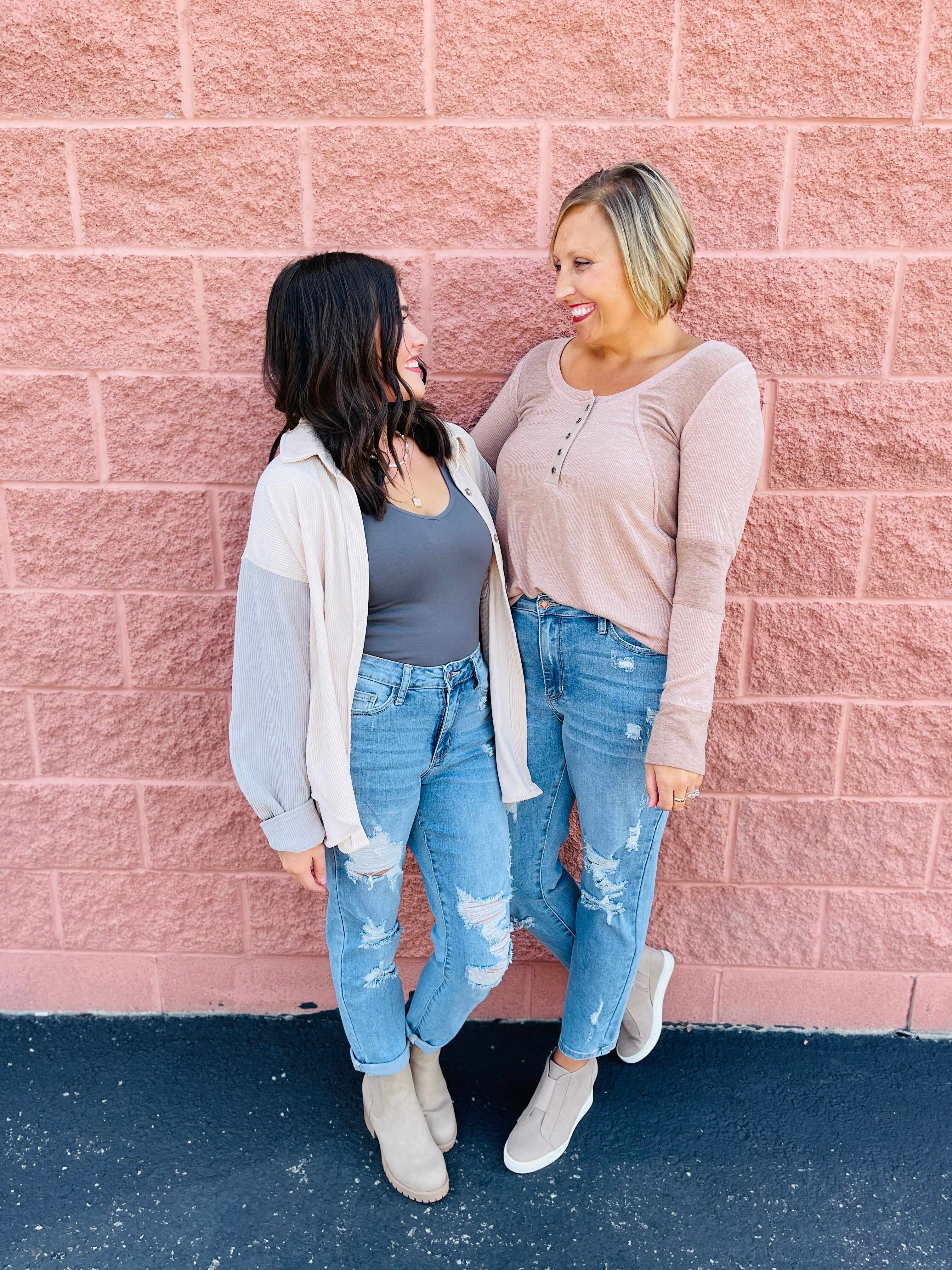 Plus/Reg Don’t Be Distressed Boyfriend Jeans