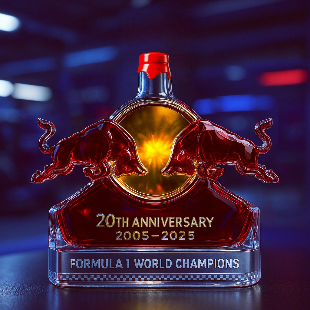 F1 Racing Whiskey Bottle